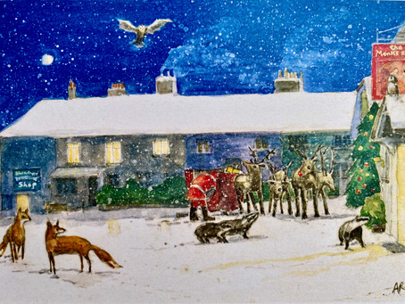 Brand new design by Annie Read for our latest Christmas card