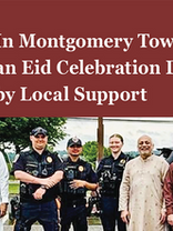 In Montgomery Township, an Eid Celebration Defined by Local Support