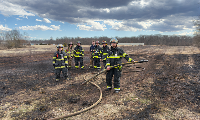 Brush Fire Extinguished in Montgomery by Bloomberg Solar Panel Field, Hopewell Forest Fire Now Under Control, Monty Resident's Backyard Fire Put Out