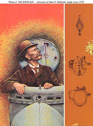 John P. Holland with sketches