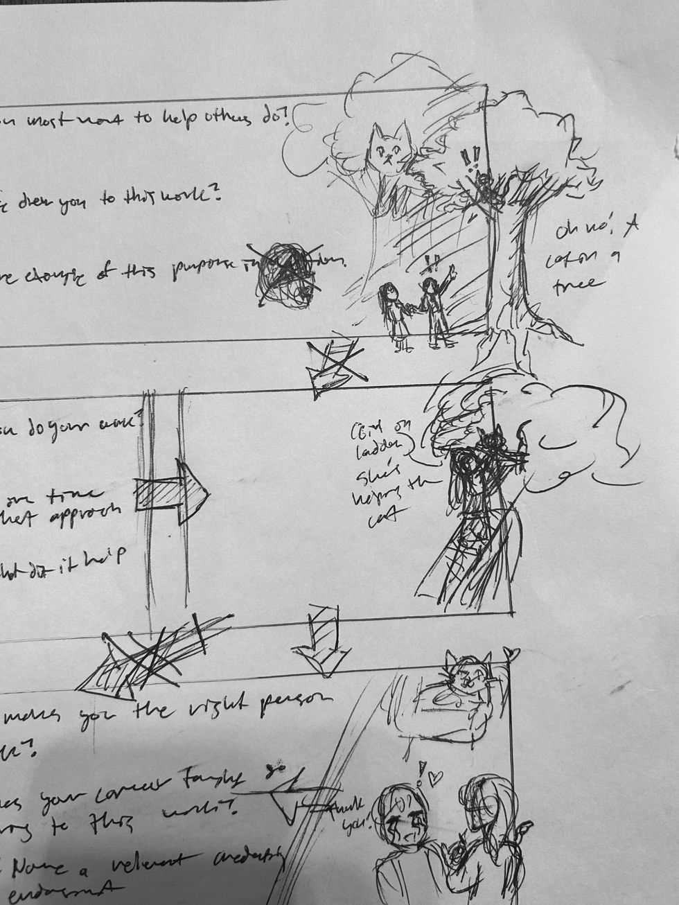 Storyboard Sketches