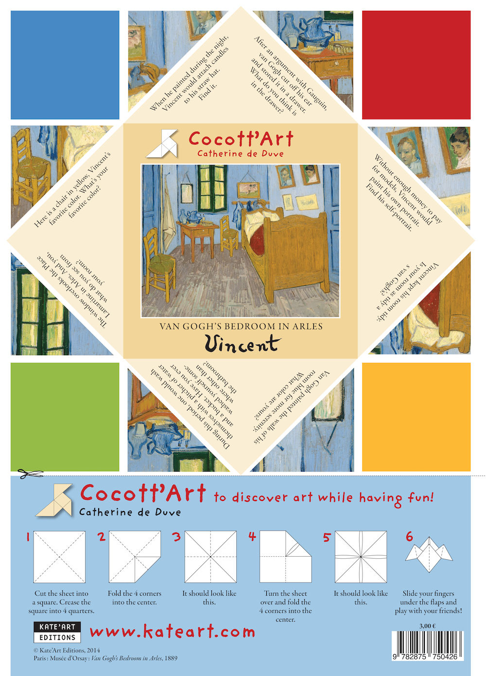 Cocott'art - Van Gogh's Bedroom in Arles - EN