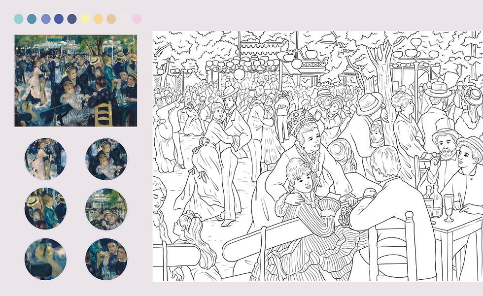 Thumbnail: Renoir - Coloring Book