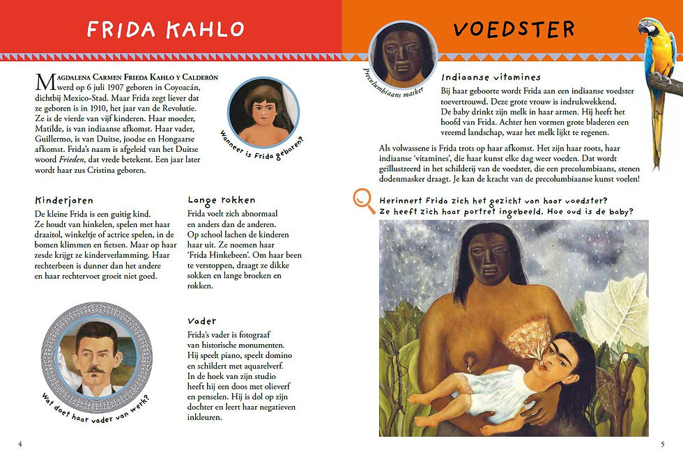 Thumbnail: De Kleine Frida Kahlo & Diego Rivera - NL