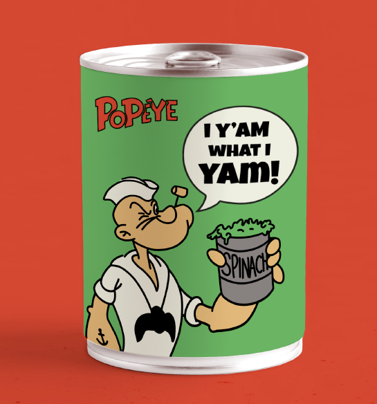 I'm strong to the finish, 'cause I eats me spinach!
