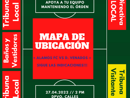 Indicaciones para disfrutar del partido de ida...