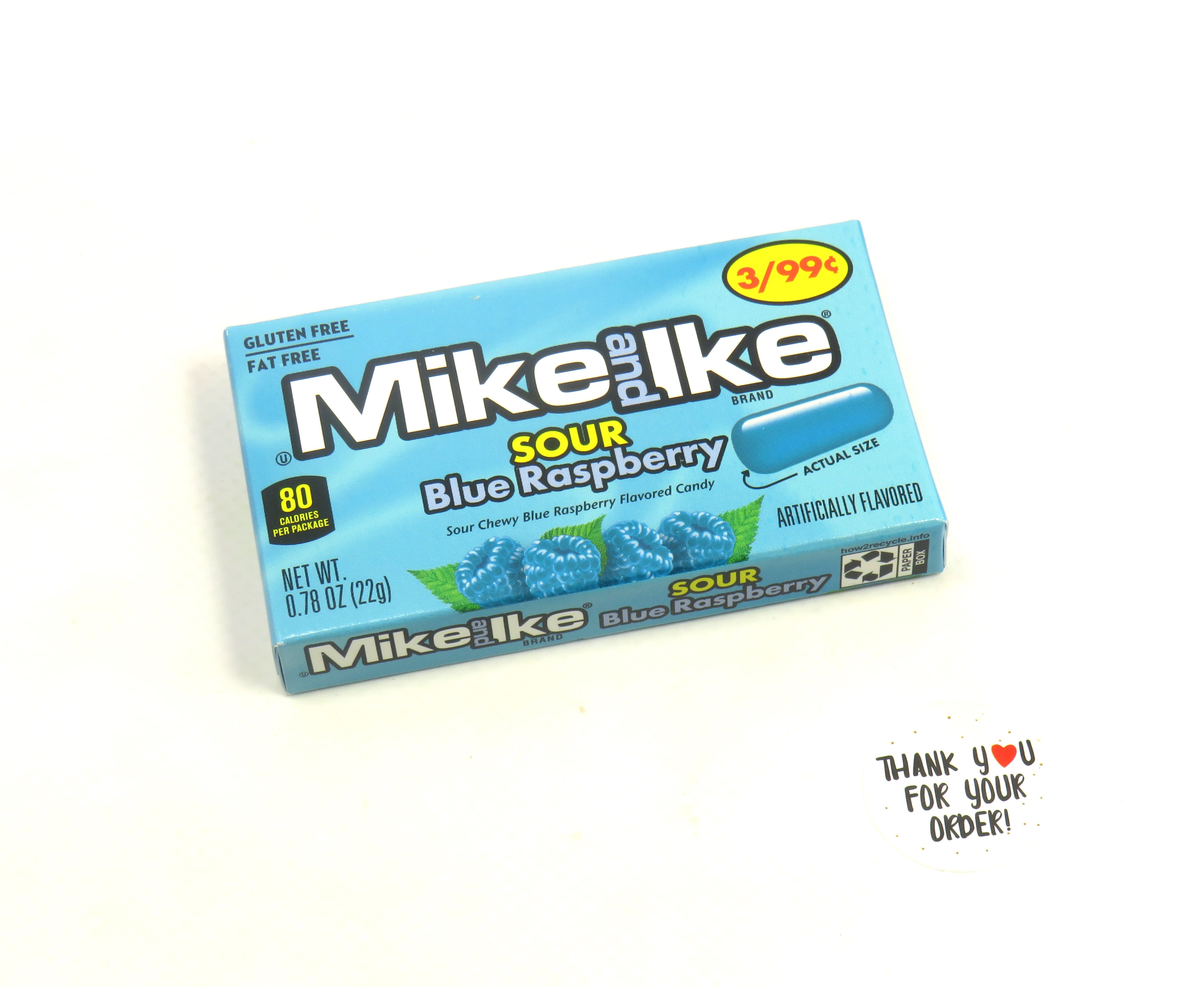 Mike&Ike Sour Blue Raspberry 22 gr.