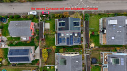 Das Haus mit der skizzierten Grenze