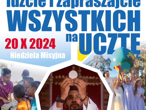XXIX NIEDZIELA ZWYKŁA 20.10.2024 OGŁOSZENIA DUSZPASTERSKIE