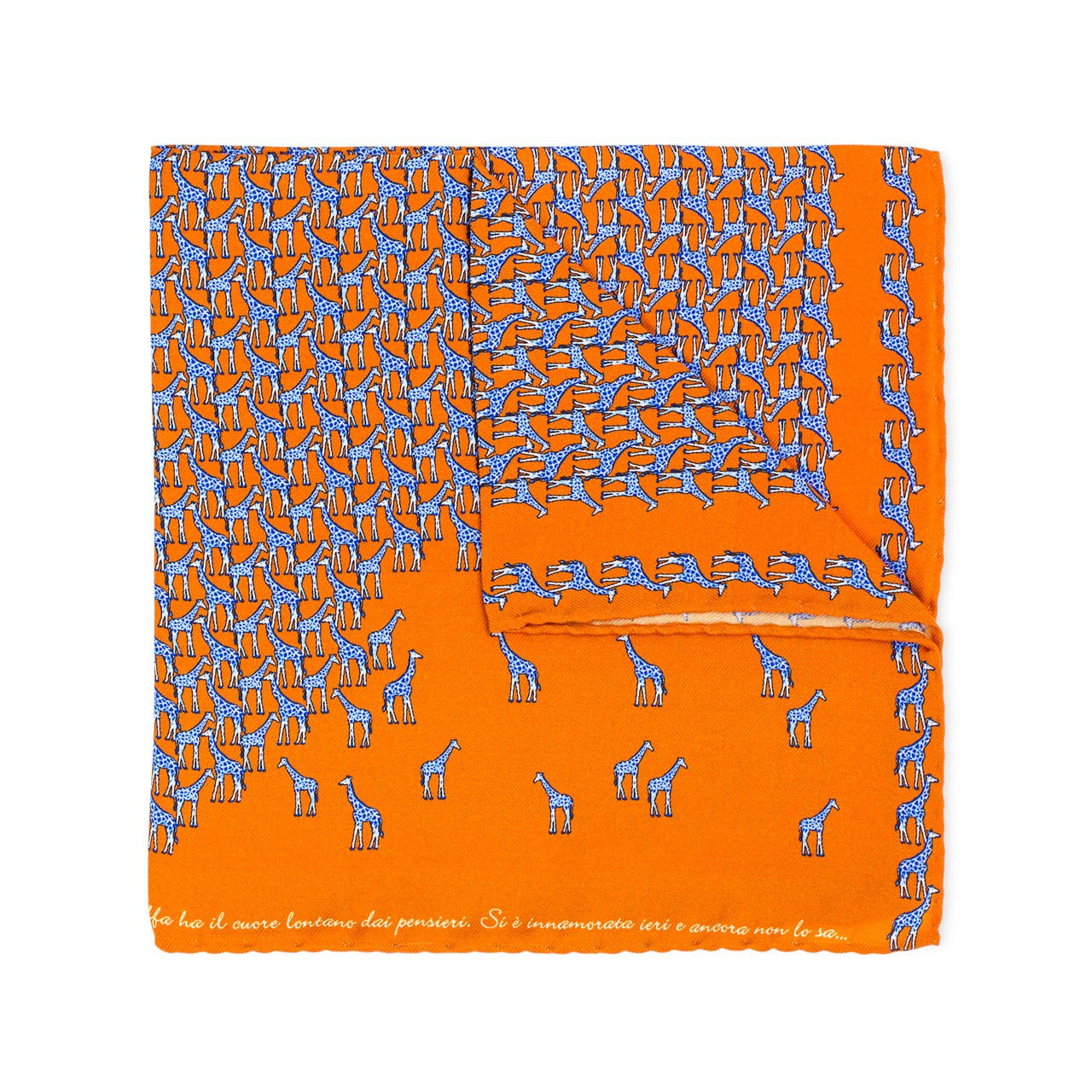 Hand Finished Silk Pocket Square (Pochette)