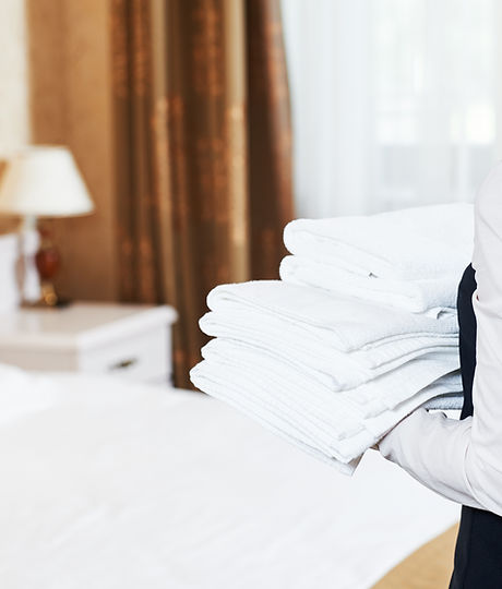 Hotel Staff with Towels