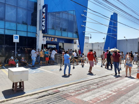Caixa abre 16 agências neste sábado para atender beneficiários do auxílio emergencial e FGTS no RN