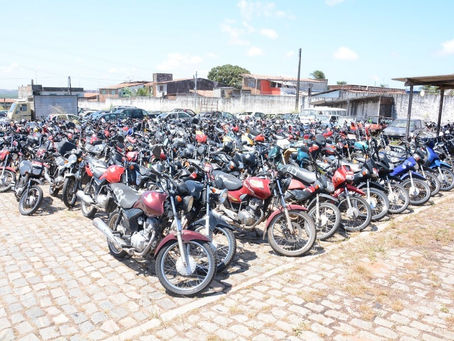 Detran realiza leilão virtual com 165 lotes de veículos apreendidos no RN