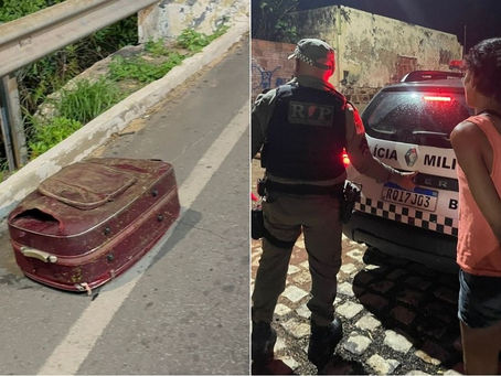 Corpo de mulher é encontrado dentro de mala embaixo de ponte após suspeita confessar assassinato em Mossoró