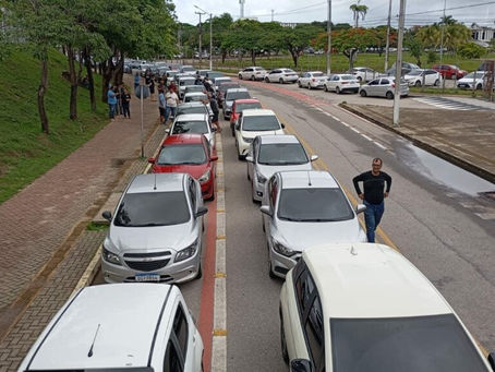 Motoristas e trabalhadores por aplicativo do RN protestam contra PLP 152/25