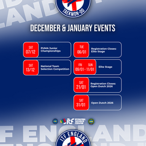 ITF England Events Calendar - December, January, February & March Events 2025