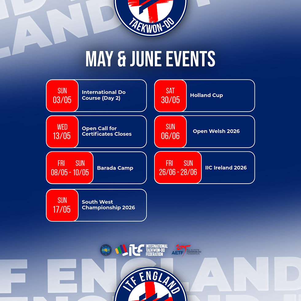 ITF England - May & June Calendar 2026
