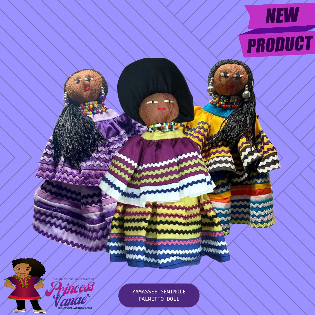 Yamassee Seminole Handmade Vintage American Indian Doll