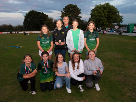 Junior presentation evening 2022 ABCC Under 13 Girls