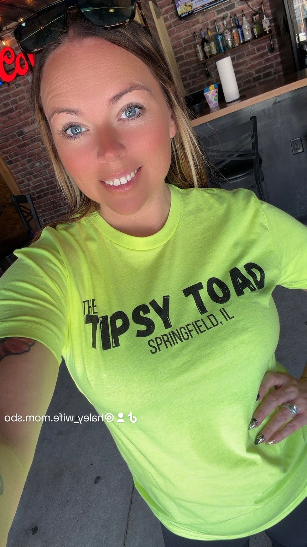 Thumbnail: Follow Me To Tipsy Tee - Safety Yellow