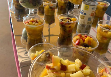 Barraquinha de salada de Fruta | Festa Junina