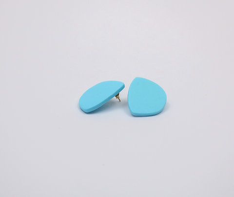 Minimalistische Ohrringe – Blau – Nancy