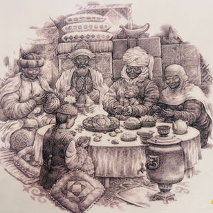            About Kazakh tradition 