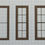 Thumbnail: O Scale YORK-2 Window 3: 1" x 2-11/16", 8-Lite, Framed 2 over 2 (10 pcs