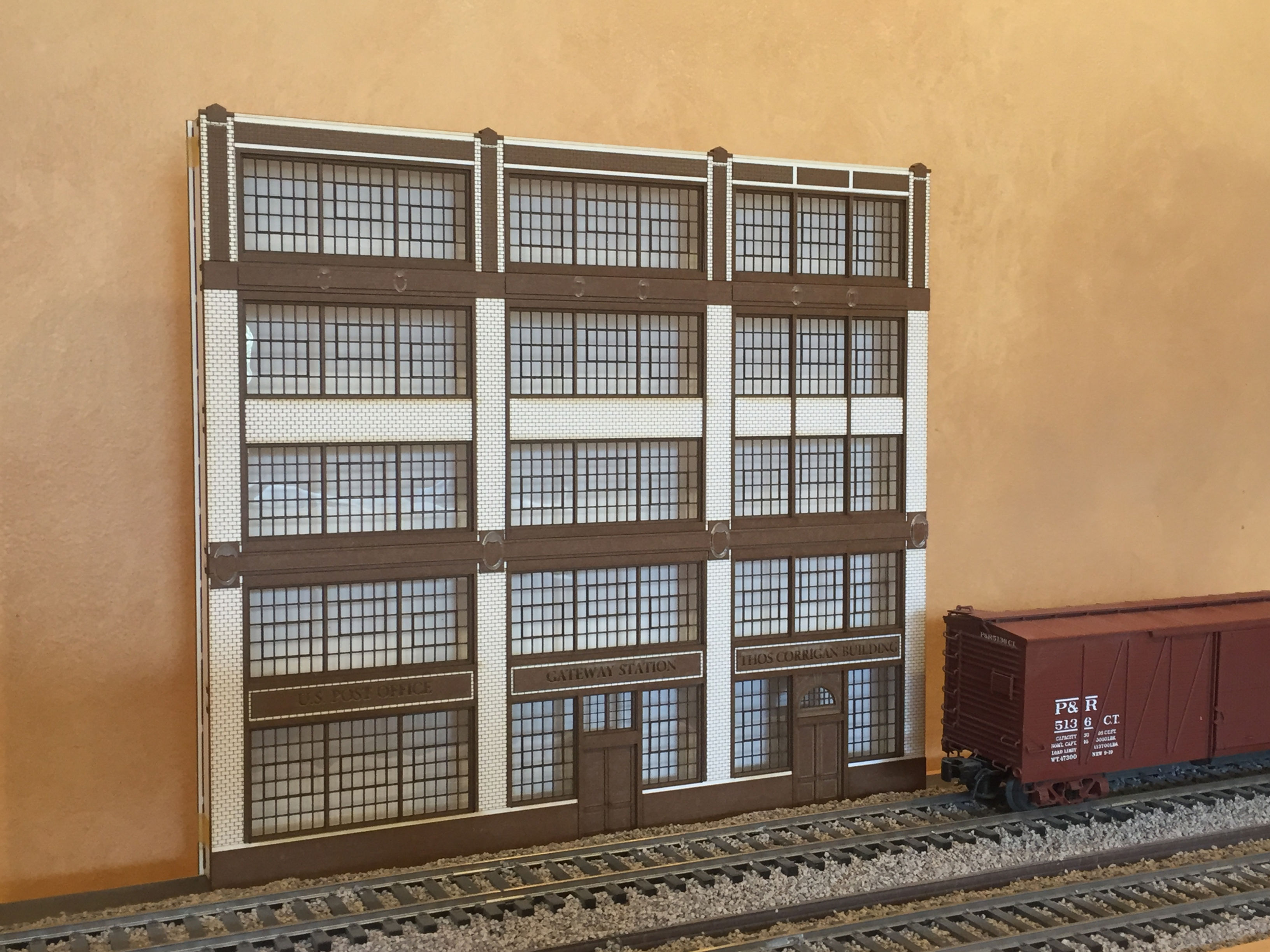 Corrigan Station 5-Story Walnut Street Built-Up Shadowbox