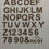 Thumbnail: Arial Bold 1/2" (500") Tall Laser Cut Letter Set (+/- 150 pcs.)