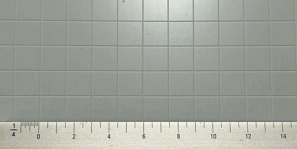 Thumbnail: Evergreen Sidewalks Scored Styrene Sheet, 12" x 24"
