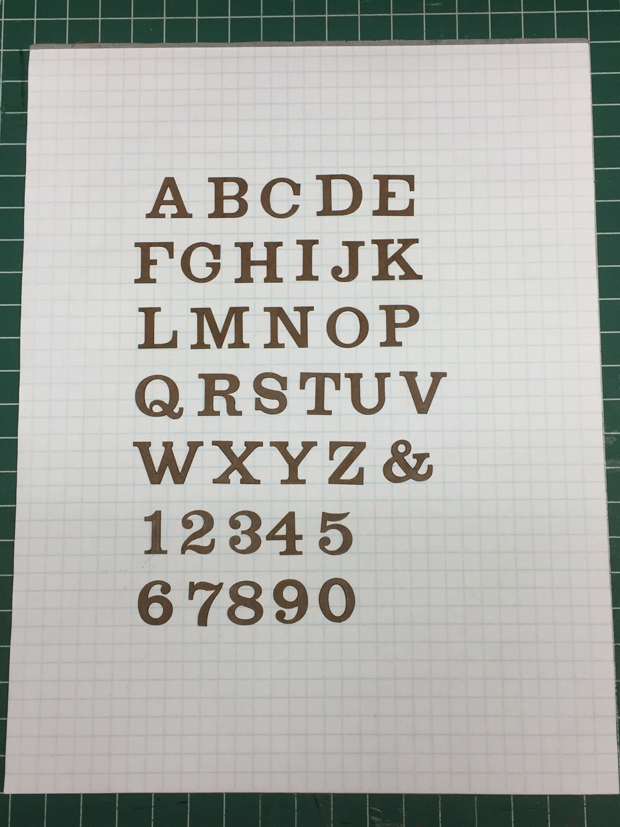 Westinghouse 5/8" (0.625") High Laser Cut Letter Set (+/- 150 pcs.)