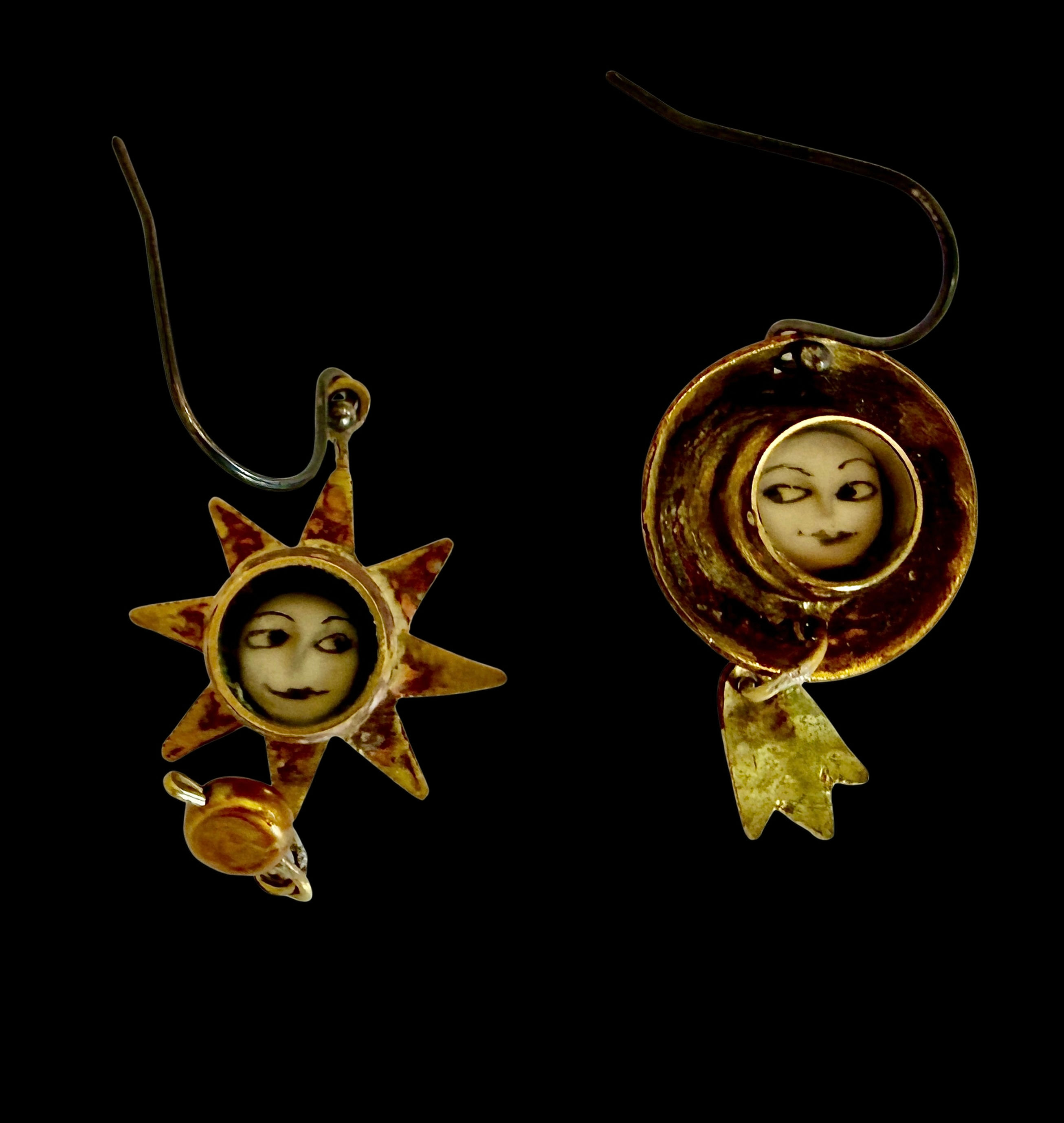 Comet  Earrings By Rachel Larkins