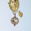Thumbnail: (SOLD)Antique Indian Silver and Vintage Découpage Brooches