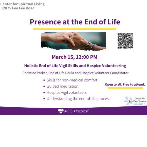 Presence at the End of Life: Holistic & Hospice Skills