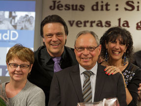 Départ de Jean-Pierre et Éliane Denis