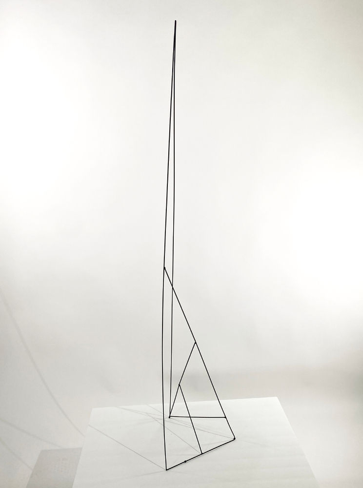 Thumbnail: American Modern Abstract Expressionist Wire Sculpture, Moshe Y