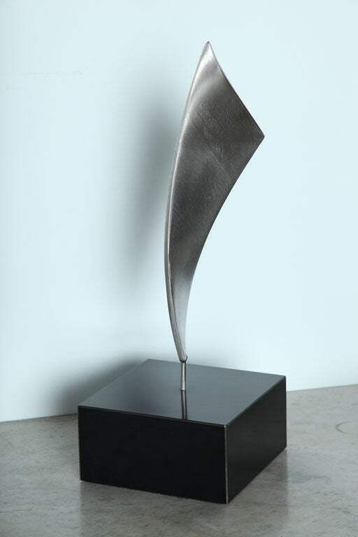 Thumbnail: Kafka Stainless Steel Sculpture on Base