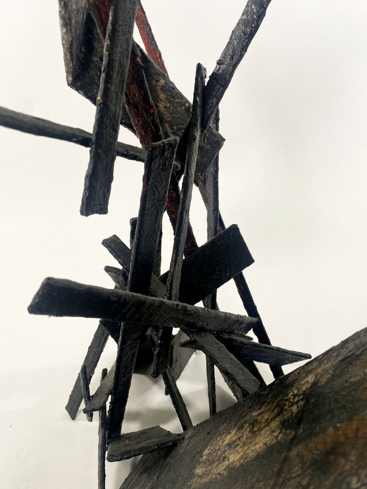 Thumbnail: American Modern Abstract Expressionist Mixed Media Sculpture, Moshe Y