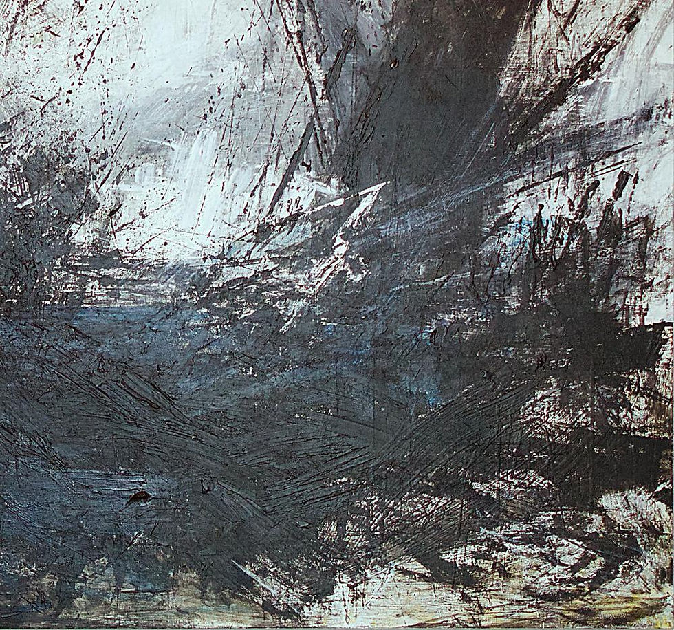 Thumbnail: American Modern Abstract Mixed Media on Canvas, Moshe Y