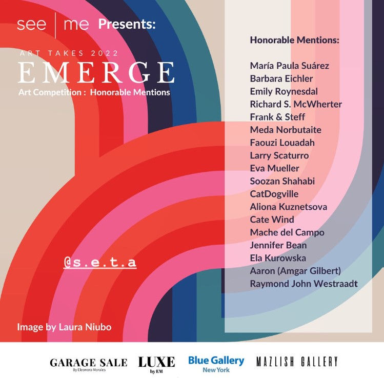 2022 Group Show 'Emerge' at Blue Gallery, New York, USA