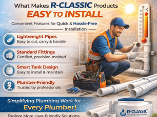 Designing for Ease: How R-Classic Products Simplify Plumbing Installation