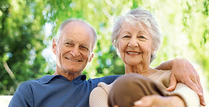 Cheerful personnes âgées