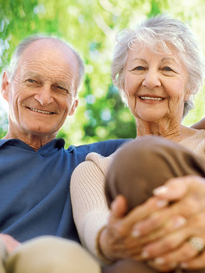 Cheerful personnes âgées