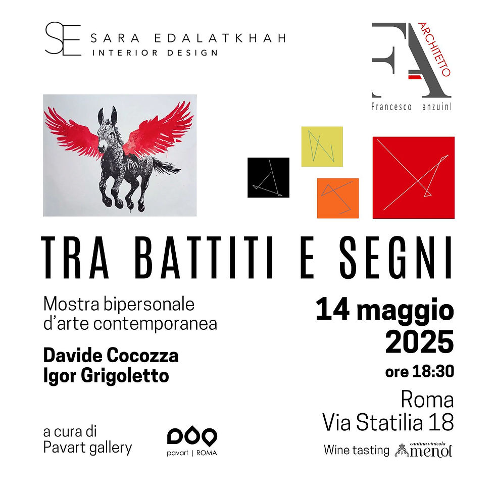 Mostra bipersonale d’arte contemporanea Davide Cocozza Igor Grigoletto (1)