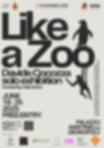 Invito mostra Like a Zoo, Monopoli