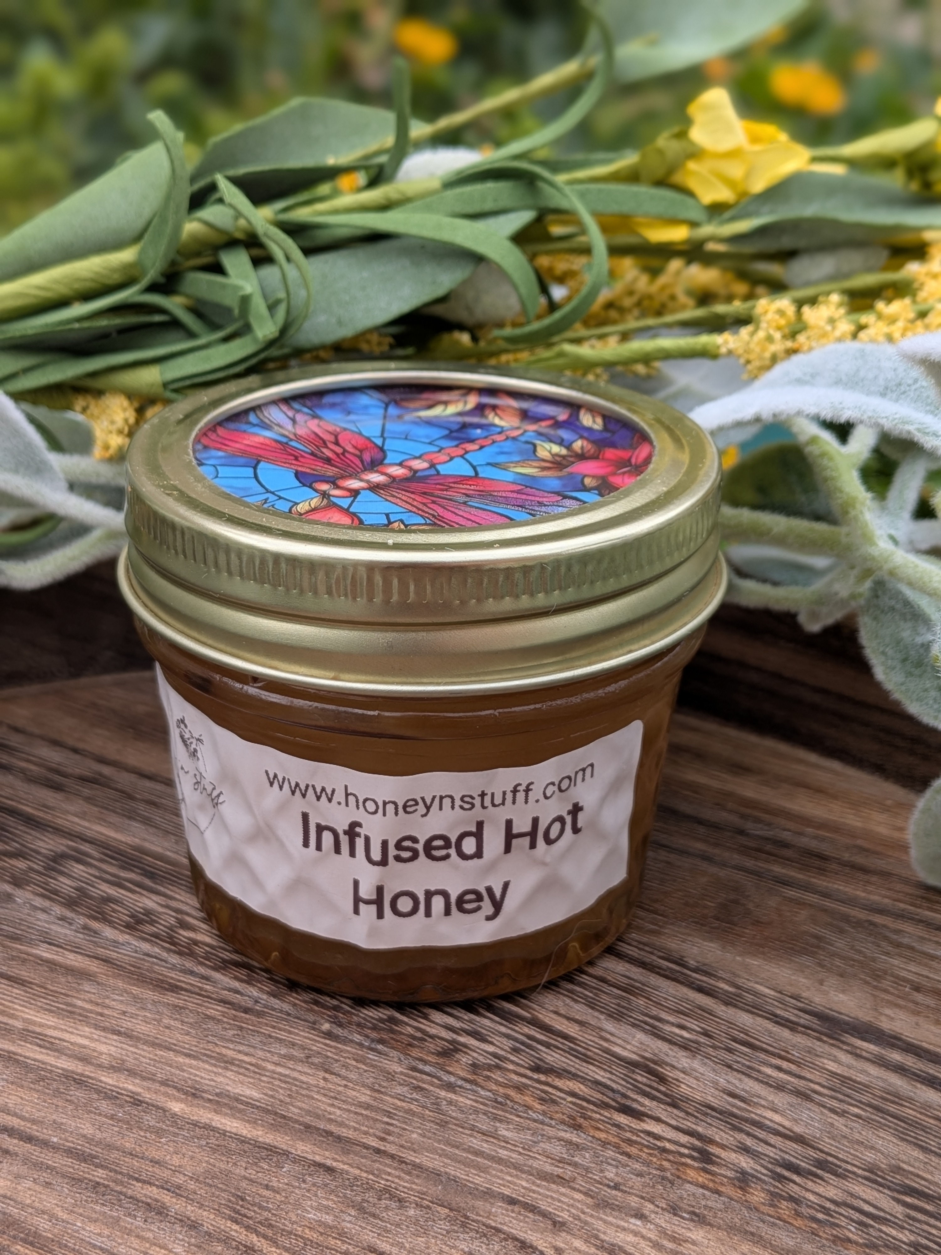 Triple Chili Flake Infused Hot Honey