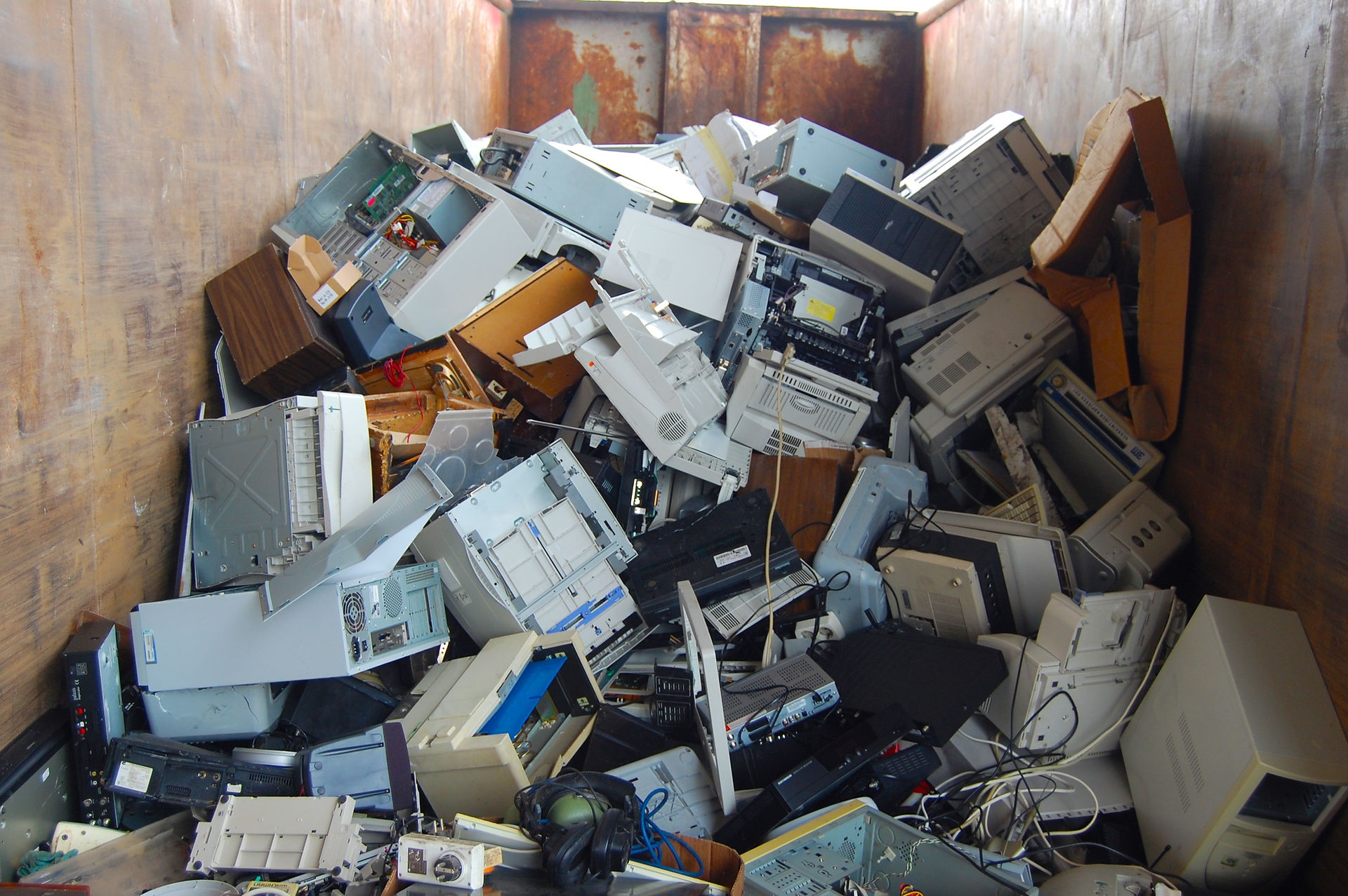 Image showcasing You Made This, a non-profit organization dedicated to recycling electronic waste and promoting environmental sustainability.