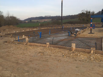 Travaux de construction extérieur