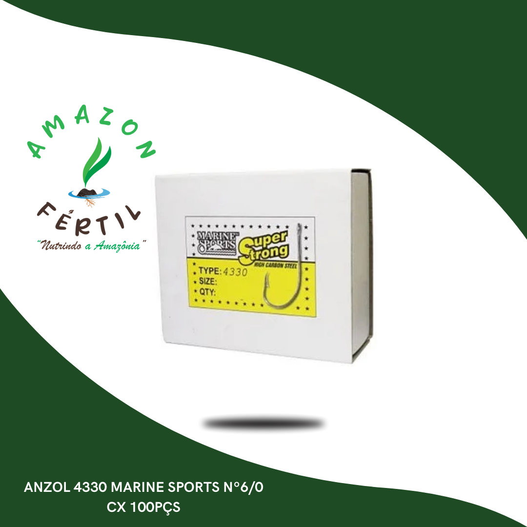 Anzol 4330 N°6/0